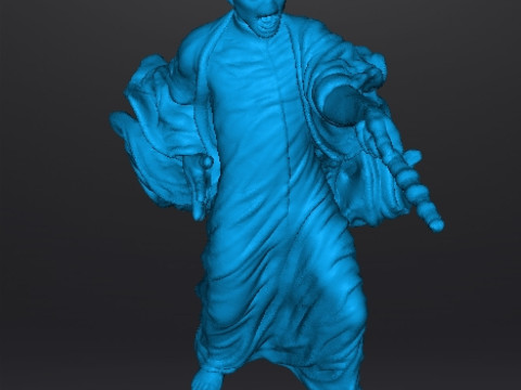 DARK WIZARD VOLDERMORT MINIATURE MODEL FIGURE FOR FANTASY GAMES RPG DND 3D Принт Модель