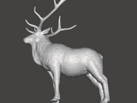 DEER STATUE ORNAMENT REALISTIC SCULPTURE FIGURE MODEL ANIMAL WILDLIFE 3D Принт Модель