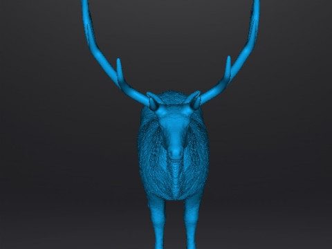 DEER STATUE ORNAMENT REALISTIC SCULPTURE FIGURE MODEL ANIMAL WILDLIFE 3D Принт Модель