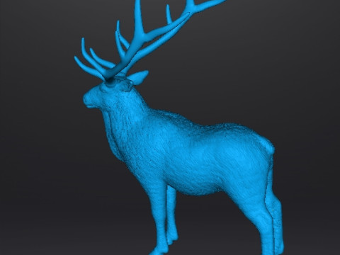 DEER STATUE ORNAMENT REALISTIC SCULPTURE FIGURE MODEL ANIMAL WILDLIFE 3D Принт Модель