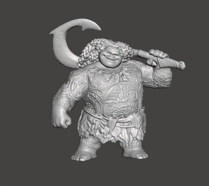 MAUI SCULPTURE FIGURE MODEL STATUE ORNAMENT 3D Print Model .c4d .max .obj .3ds .fbx .stl .blend 