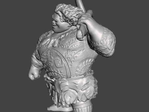 MAUI SCULPTURE FIGURE MODEL STATUE ORNAMENT 3D Druckmodell
