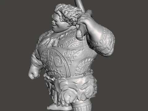 MAUI SCULPTURE FIGURE MODEL STATUE ORNAMENT 3D Print Model