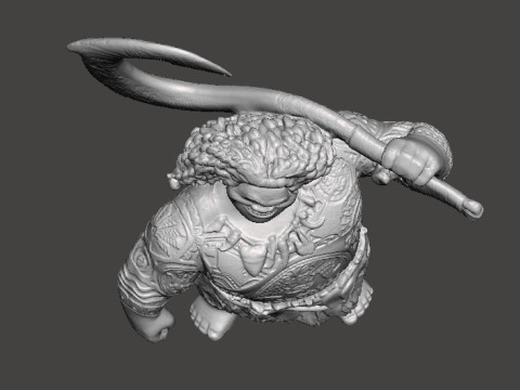 MAUI SCULPTURE FIGURE MODEL STATUE ORNAMENT 3D Druckmodell