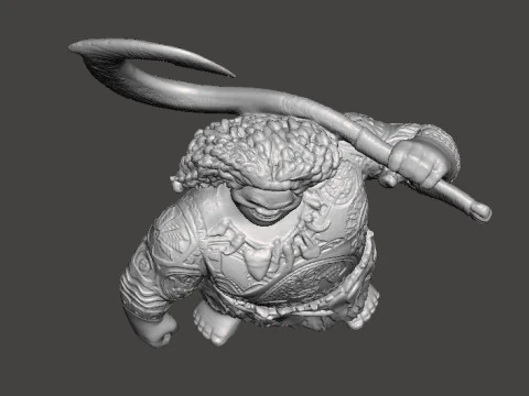 MAUI SCULPTURE FIGURE MODEL STATUE ORNAMENT 3D Print Model