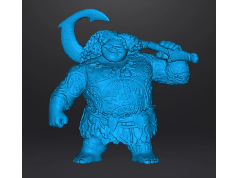 MAUI SCULPTURE FIGURE MODEL STATUE ORNAMENT 3D Print Model