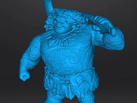 MAUI SCULPTURE FIGURE MODEL STATUE ORNAMENT 3D Print Model