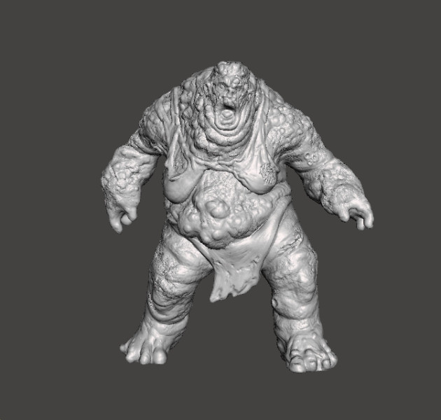 FEMALE TANK ABOMINATION ZOMBIE MINIATURE MODEL FIGURE FOR FANTASY OR HORROR GAMES RPG DND Modello di stampa 3D .c4d .max .obj .3ds .fbx .stl .blend 