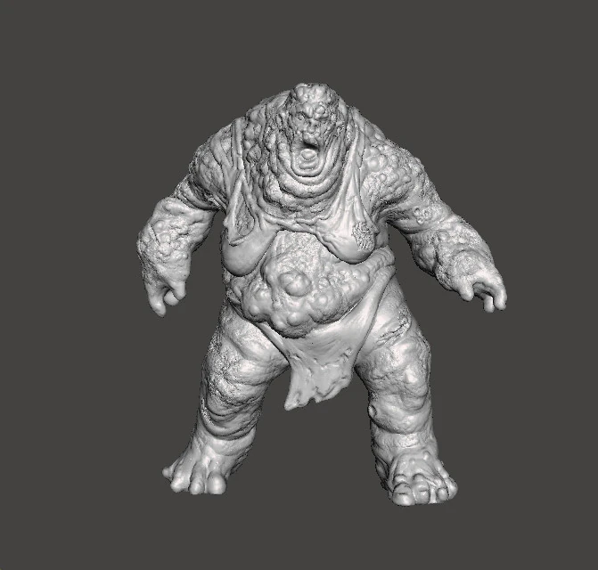 FEMALE TANK ABOMINATION ZOMBIE MINIATURE MODEL FIGURE FOR FANTASY OR HORROR GAMES RPG DND 3D Print Model .c4d .max .obj .3ds .fbx .stl .blend