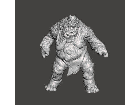 FEMALE TANK ABOMINATION ZOMBIE MINIATURE MODEL FIGURE FOR FANTASY OR HORROR GAMES RPG DND 3D Принт Модель