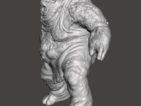 FEMALE TANK ABOMINATION ZOMBIE MINIATURE MODEL FIGURE FOR FANTASY OR HORROR GAMES RPG DND Modello di stampa 3D
