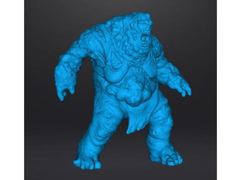 FEMALE TANK ABOMINATION ZOMBIE MINIATURE MODEL FIGURE FOR FANTASY OR HORROR GAMES RPG DND Modello di stampa 3D