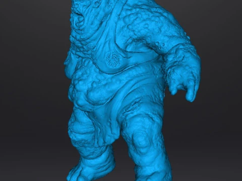 FEMALE TANK ABOMINATION ZOMBIE MINIATURE MODEL FIGURE FOR FANTASY OR HORROR GAMES RPG DND 3D Print Model