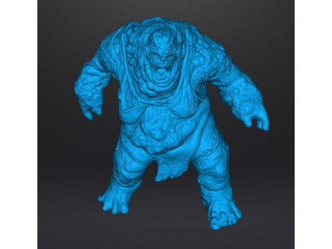 FEMALE TANK ABOMINATION ZOMBIE MINIATURE MODEL FIGURE FOR FANTASY OR HORROR GAMES RPG DND Modello di stampa 3D