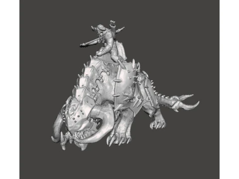 MINIATUROWY MODEL PINKY RIDER DEMON DO GIER FANTASY LUB SCIFI RPG DND Model do druku 3D