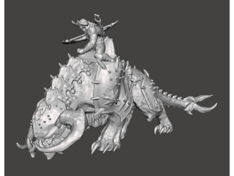 PINKY RIDER DEMON MINIATURE MODEL FIGURE FOR FANTASY OR SCIFI GAMES RPG DND Model Cetak 3D