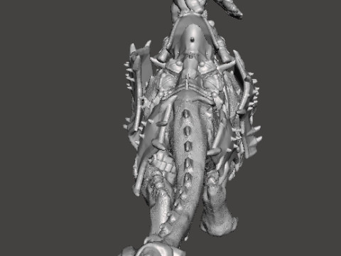PINKY RIDER DEMON MINIATURE MODEL FIGURE FOR FANTASY OR SCIFI GAMES RPG DND Model Cetak 3D