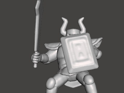 ST PHANTOM KNIGHT MINIATURE MODEL FOR FANTASY GAMES RPG AND DND Model Cetak 3D