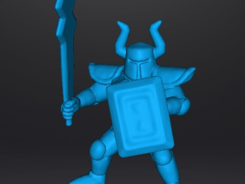 ST PHANTOM KNIGHT MINIATURE MODEL FOR FANTASY GAMES RPG AND DND Model Cetak 3D