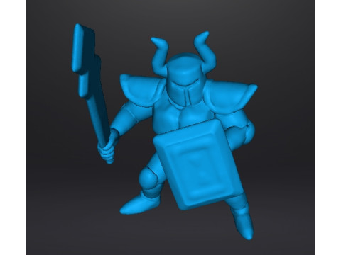 ST PHANTOM KNIGHT MINIATURE MODEL FOR FANTASY GAMES RPG AND DND Model Cetak 3D