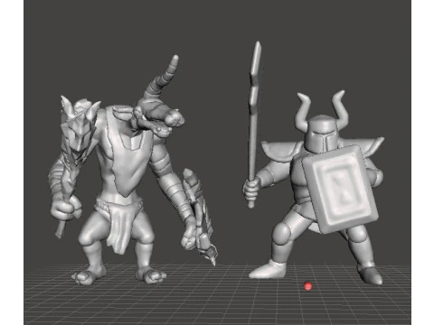 BLACK MOBLIN MINIATURE MODEL FOR FANTASY GAMES RPG AND DND 3D Print Model
