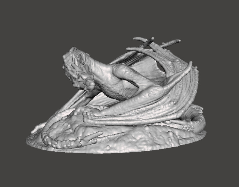 6MM SCALE SMOWG THE GREEDY DRAGON MINIATURE MODEL FOR FANTASY GAMES EPIC 3D प्रिंट मॉडल .c4d .max .obj .3ds .fbx .stl .blend