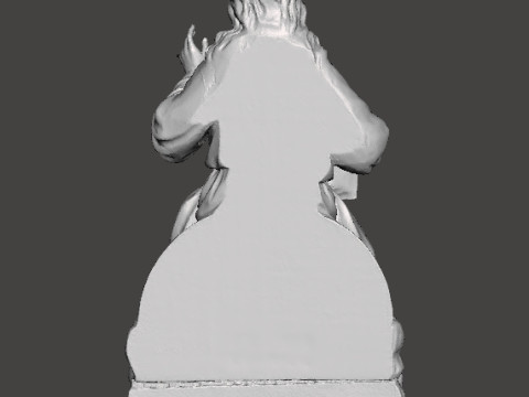 JESUS CHRIST SITTING WITH HOLY BIBLE RELIGIOUS STATUE ART 3D Print Model