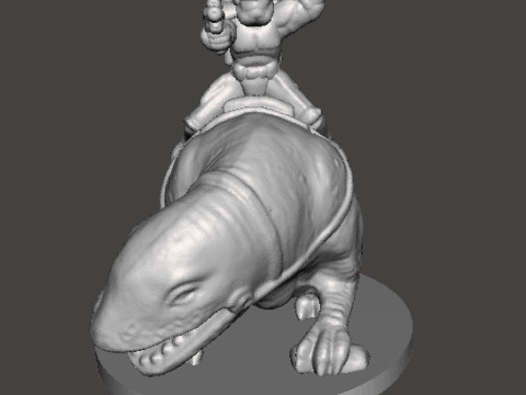 6MM SCALE SW SANDTROOPERS ON DEWBACK SET MINIATURE MODELS FOR SCIFI GAMES EPIC 3D printmodel
