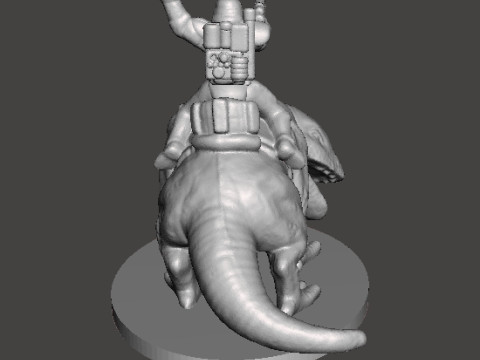 6MM SCALE SW SANDTROOPERS ON DEWBACK SET MINIATURE MODELS FOR SCIFI GAMES EPIC 3D printmodel