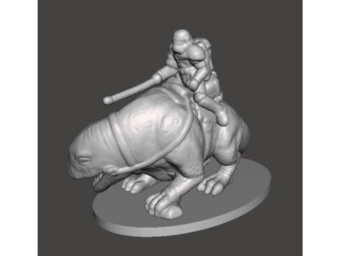 6MM SCALE SW SANDTROOPERS ON DEWBACK SET MINIATURE MODELS FOR SCIFI GAMES EPIC 3D printmodel
