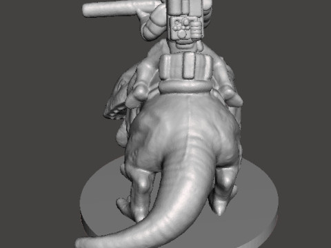 6MM SCALE SW SANDTROOPERS ON DEWBACK SET MINIATURE MODELS FOR SCIFI GAMES EPIC 3D printmodel