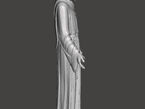 SAINT FRANCIS OF ASSISI RELIGIOUS STATUE SCULPTURE ART 3D 打印模型