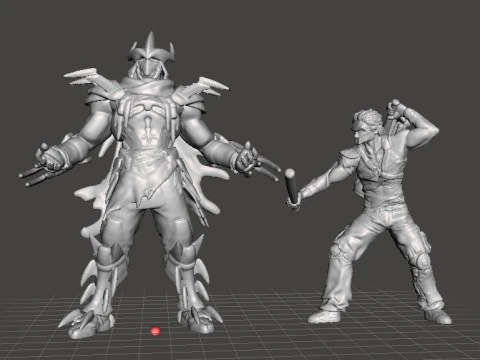 MODELLO IN MINIATURA SUPER SHREDDER PER GIOCHI FANTASY RPG DND Modello di stampa 3D