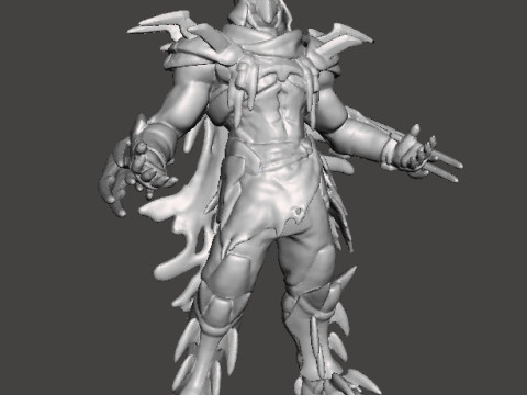 SUPER SHREDDER MINIATURE MODEL FOR FANTASY GAMES RPG DND 3D 打印模型