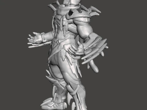 MODELLO IN MINIATURA SUPER SHREDDER PER GIOCHI FANTASY RPG DND Modello di stampa 3D