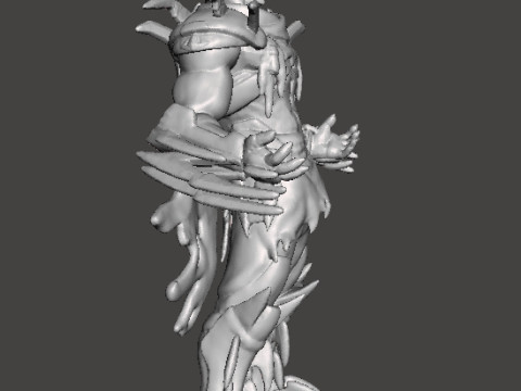 SUPER SHREDDER MINIATURE MODEL FOR FANTASY GAMES RPG DND 3D 打印模型