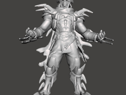 SUPER SHREDDER MINIATURE MODEL FOR FANTASY GAMES RPG DND 3D 打印模型