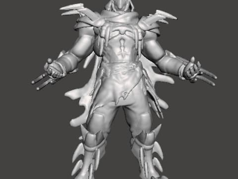 SUPER SHREDDER MINIATURE MODEL FOR FANTASY GAMES RPG DND 3D 打印模型
