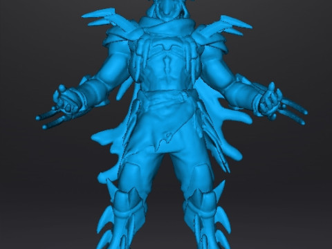 SUPER SHREDDER MINIATURE MODEL FOR FANTASY GAMES RPG DND 3D 打印模型