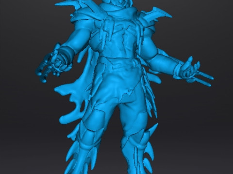 SUPER SHREDDER MINIATURE MODEL FOR FANTASY GAMES RPG DND 3D 打印模型
