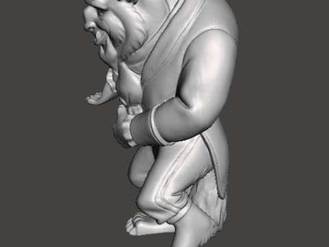 THE BEAST SCULPTURE FIGURE MODEL STATUE TOY ORNAMENT 3D Baskı Modeli