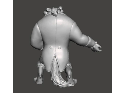 LA BESTIA SCULTURA FIGURA MODELLO STATUA ORNAMENTO GIOCATTOLO Modello di stampa 3D