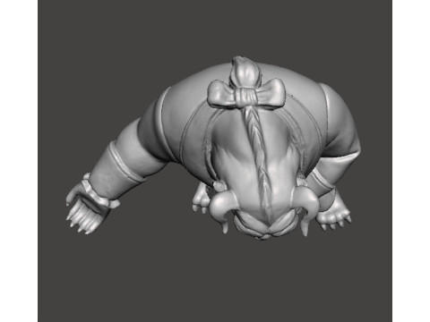 THE BEAST SCULPTURE FIGURE MODEL STATUE TOY ORNAMENT 3D Baskı Modeli