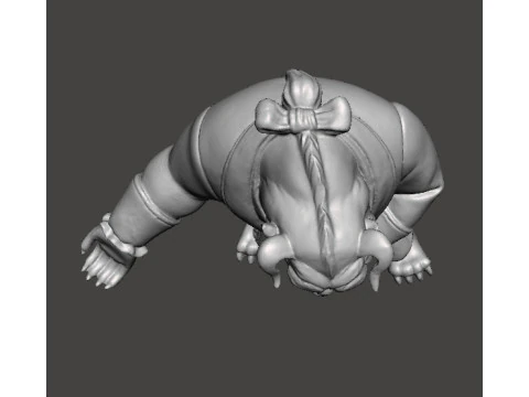 LA BESTIA SCULTURA FIGURA MODELLO STATUA ORNAMENTO GIOCATTOLO Modello di stampa 3D