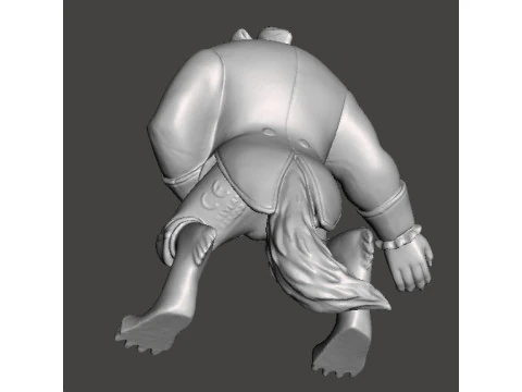 LA BESTIA SCULTURA FIGURA MODELLO STATUA ORNAMENTO GIOCATTOLO Modello di stampa 3D