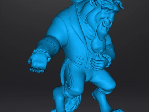 LA BESTIA SCULTURA FIGURA MODELLO STATUA ORNAMENTO GIOCATTOLO Modello di stampa 3D