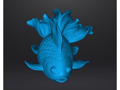 REALISTIC GOLDFISH SCULPTURE FIGURE MODEL PET STATUE 3D 打印模型