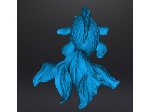 REALISTIC GOLDFISH SCULPTURE FIGURE MODEL PET STATUE 3D 打印模型