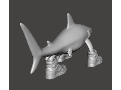 BRAINROT TRALALERO TRALALA SCULPTURE FIGURE MODEL STATUE TOY 3D Print Model