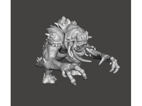6MM SCALE FELUCIAN BULL RANCOR MINIATURE MODEL FOR SCIFI OR FANTASY GAMES EPIC 3D Baskı Modeli